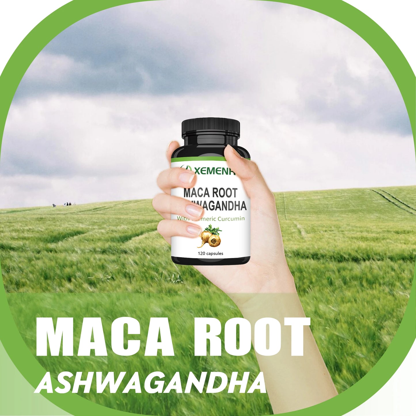 Maca Root + Ashwagandha Capsules