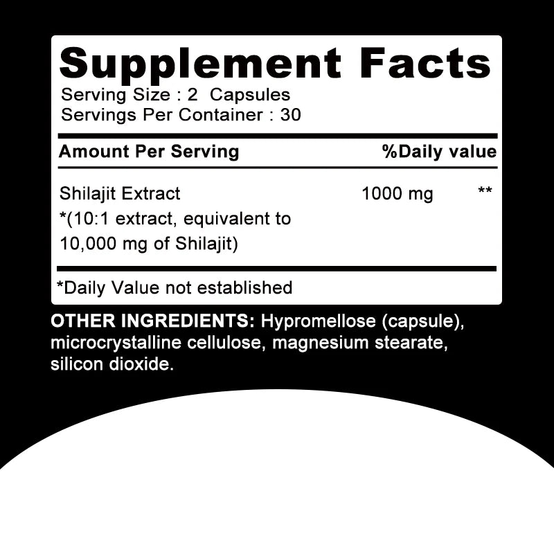 Shilajit Capsules 10000mg