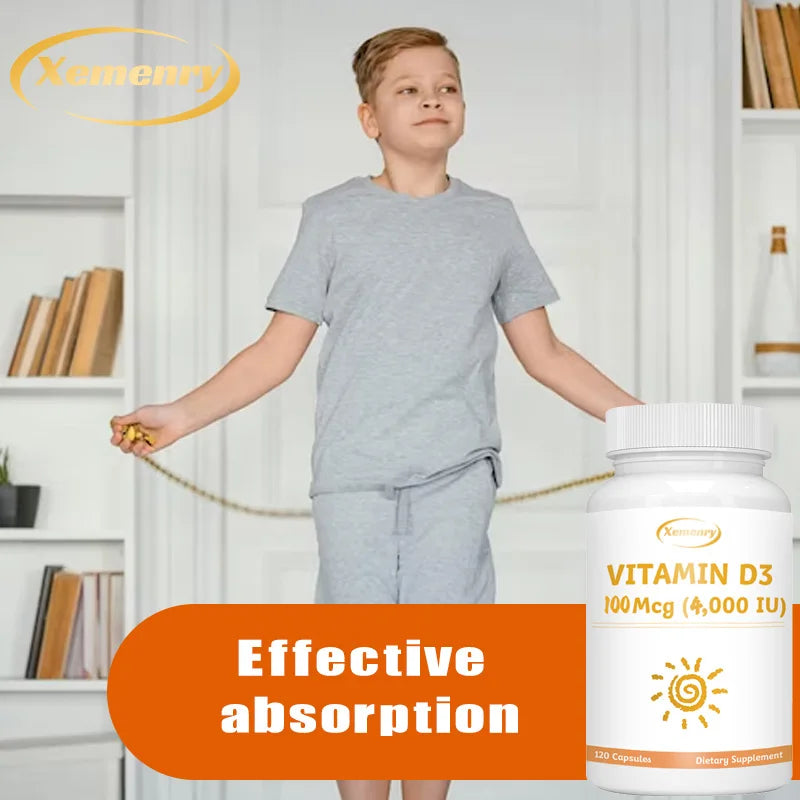 Vitamin D3 Capsules 4000IU