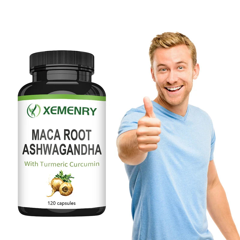 Maca Root + Ashwagandha Capsules
