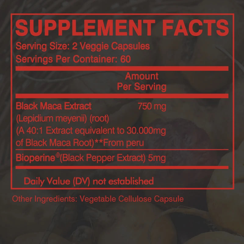 Black Maca Capsules