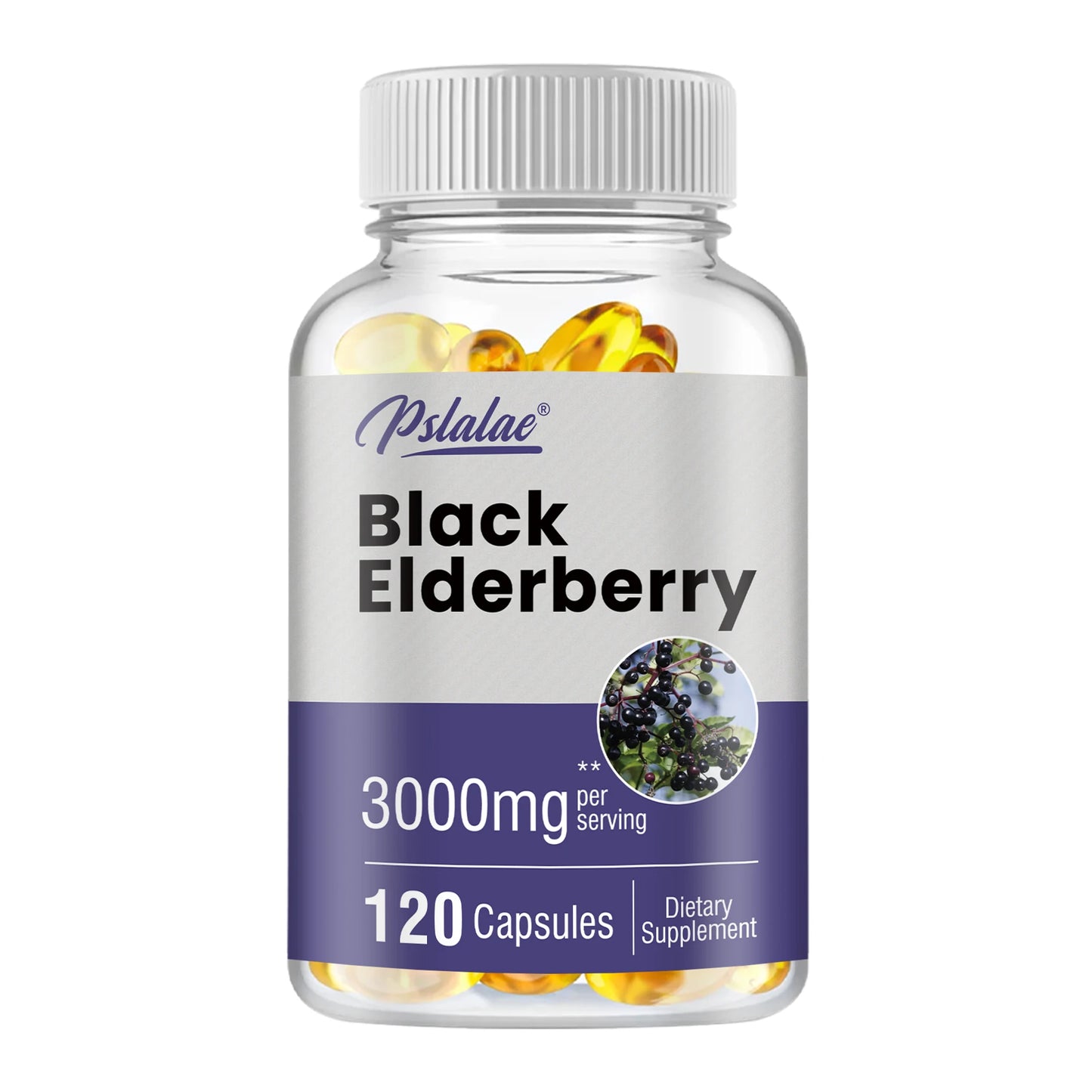Black Elderberry Capsules 3000mg -