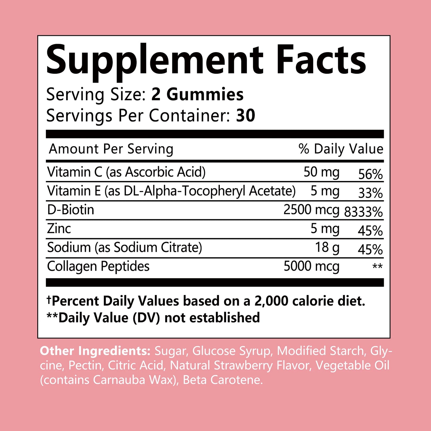 Collagen Gummies 5000 Mcg