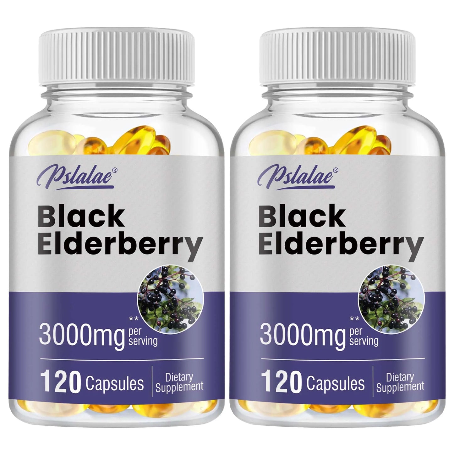 Black Elderberry Capsules 3000mg -