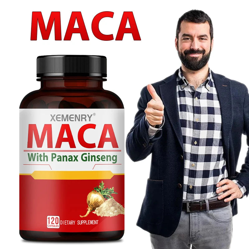 Maca with Panax Ginseng Capsules