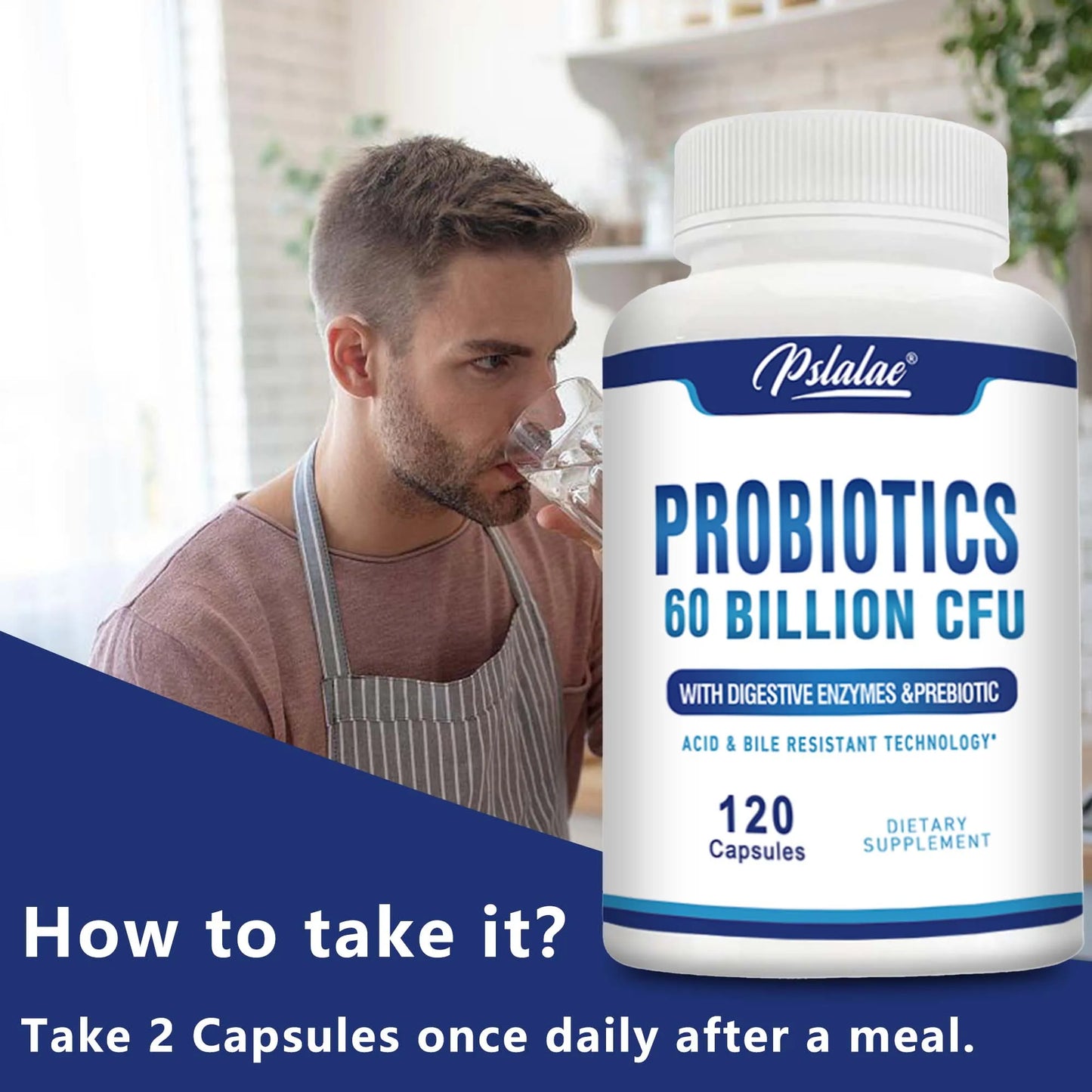 Probiotic Capsules 60 Billion CFU