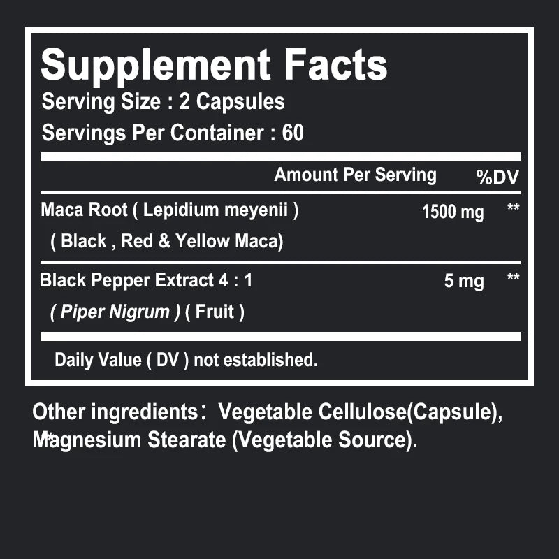 Maca Extract Capsules