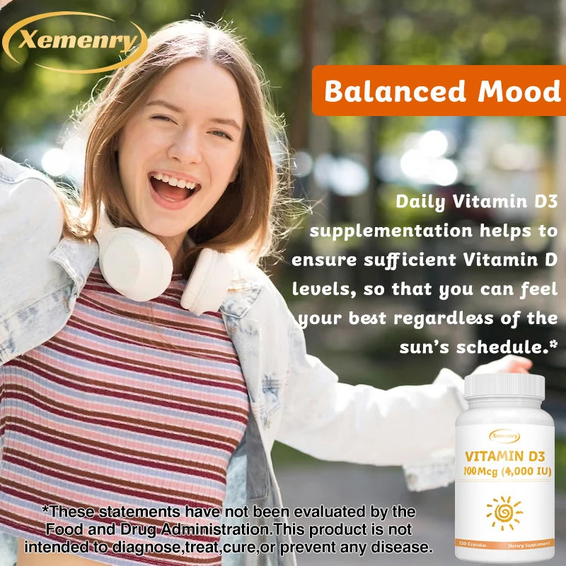 Vitamin D3 Capsules 4000IU