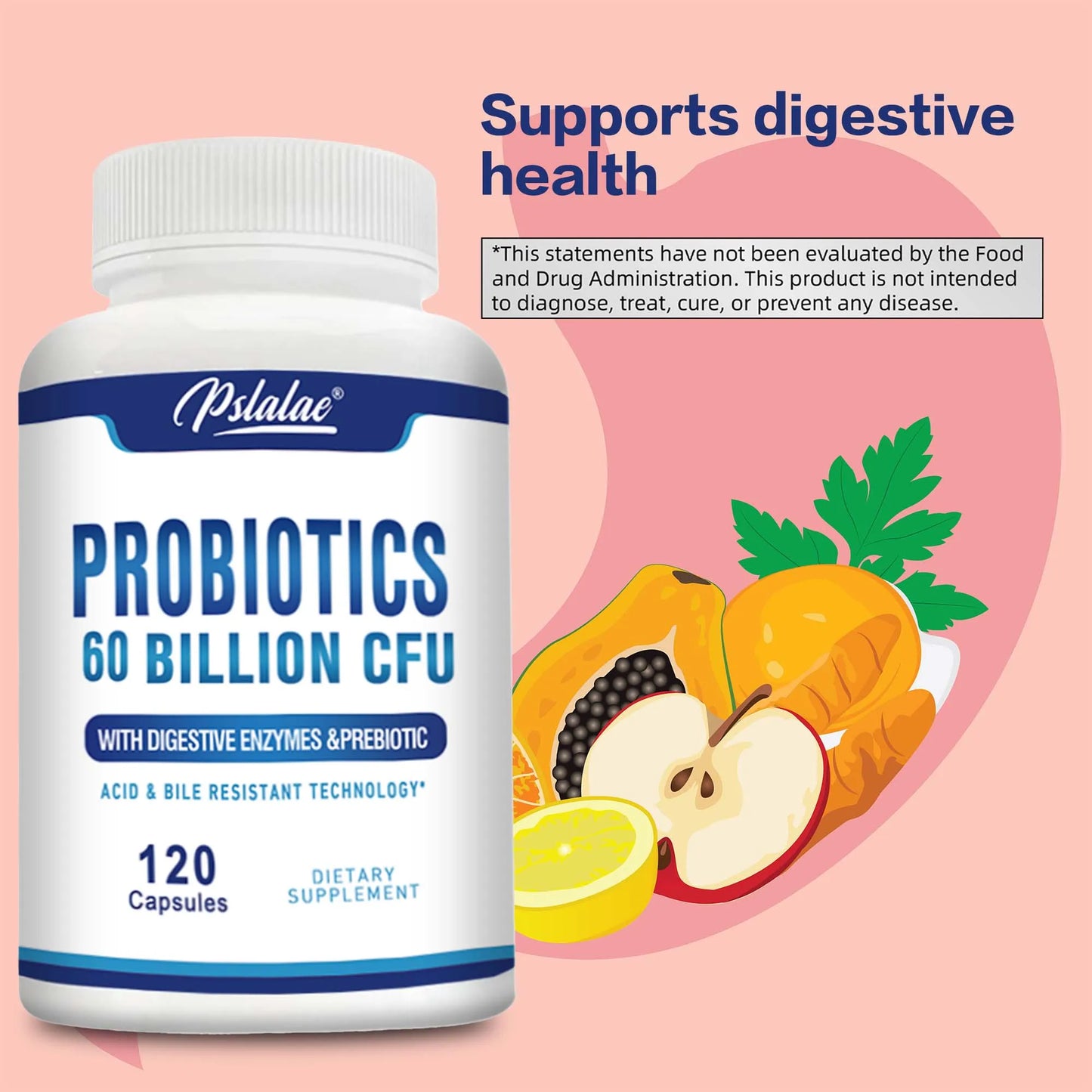 Probiotic Capsules 60 Billion CFU