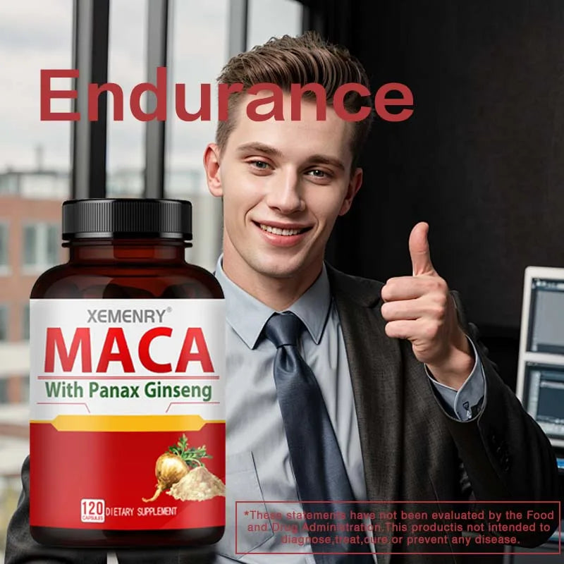 Maca with Panax Ginseng Capsules