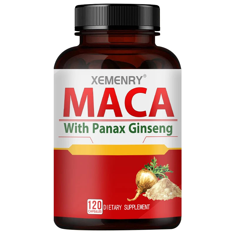 Maca with Panax Ginseng Capsules