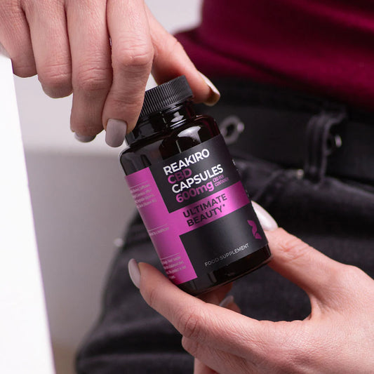 Ultimate Beauty CBD Capsules 600mg – Glow-Enhancing Formula with Vitamins B3 & C