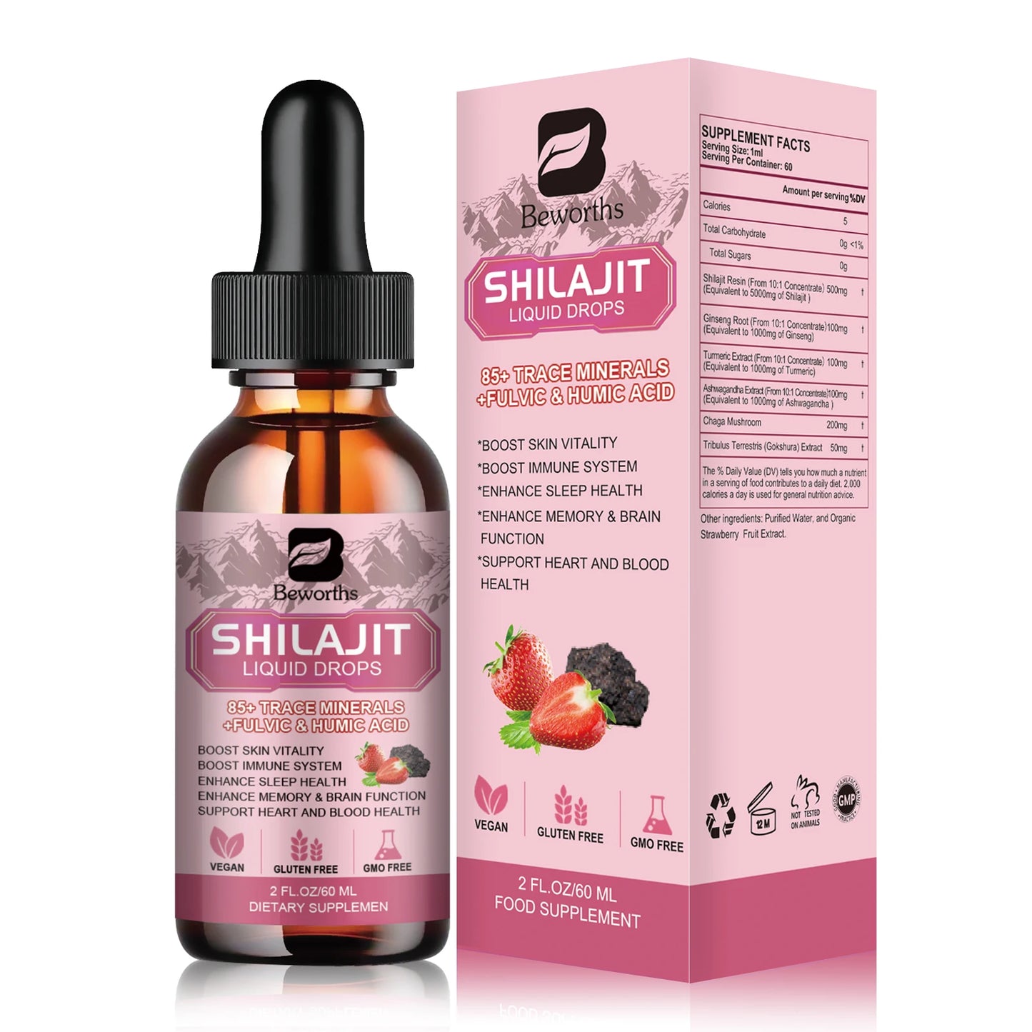 Shilajit Liquid Drops with Fulvic Acid
