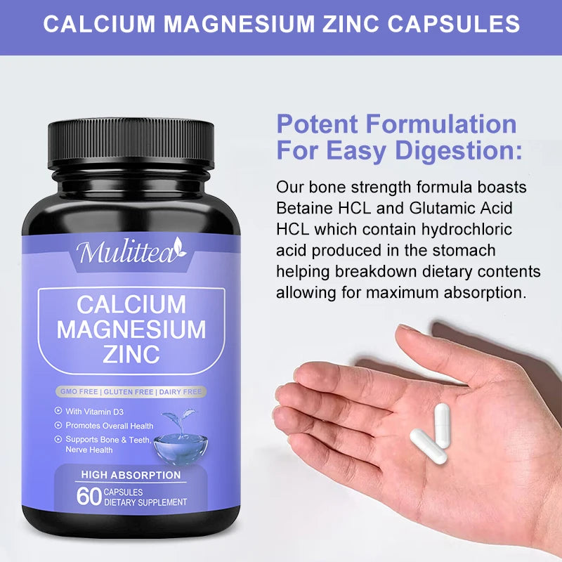 Calcium Magnesium Zinc Capsules