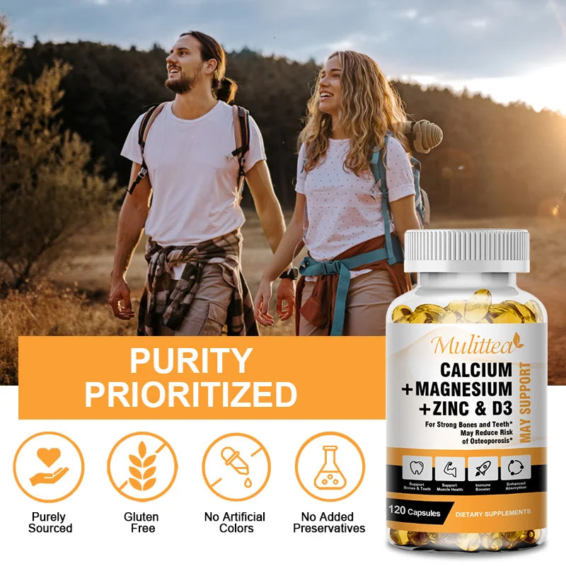 Vitamin D3 + K2 & Calcium Magnesium Capsules