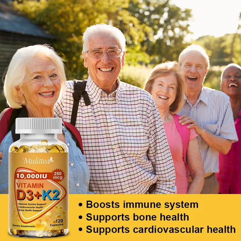 Vitamin D3 + K2 & Calcium Magnesium Capsules
