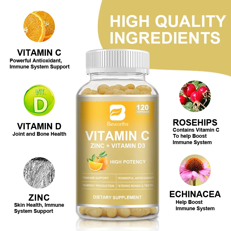 Vitamin C with Zinc Capsules