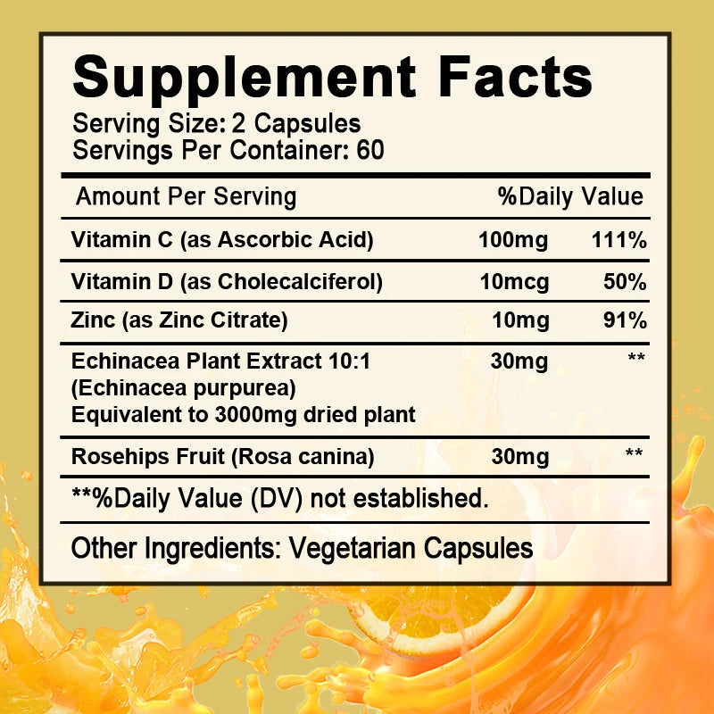 Vitamin C with Zinc Capsules