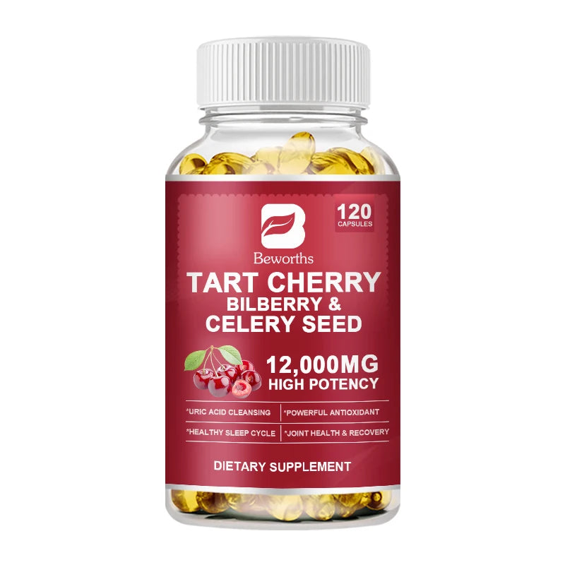 Tart Cherry Extract Capsules with Celery Seed