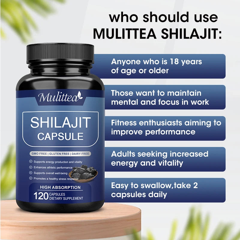 Shilajit with 85 + Trace Minerals & Fulvic Acid