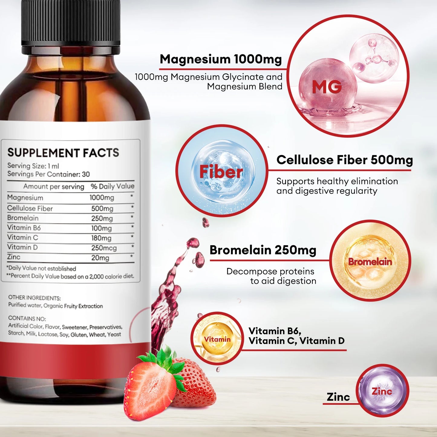 Magnesium Glycinate Liquid Drops