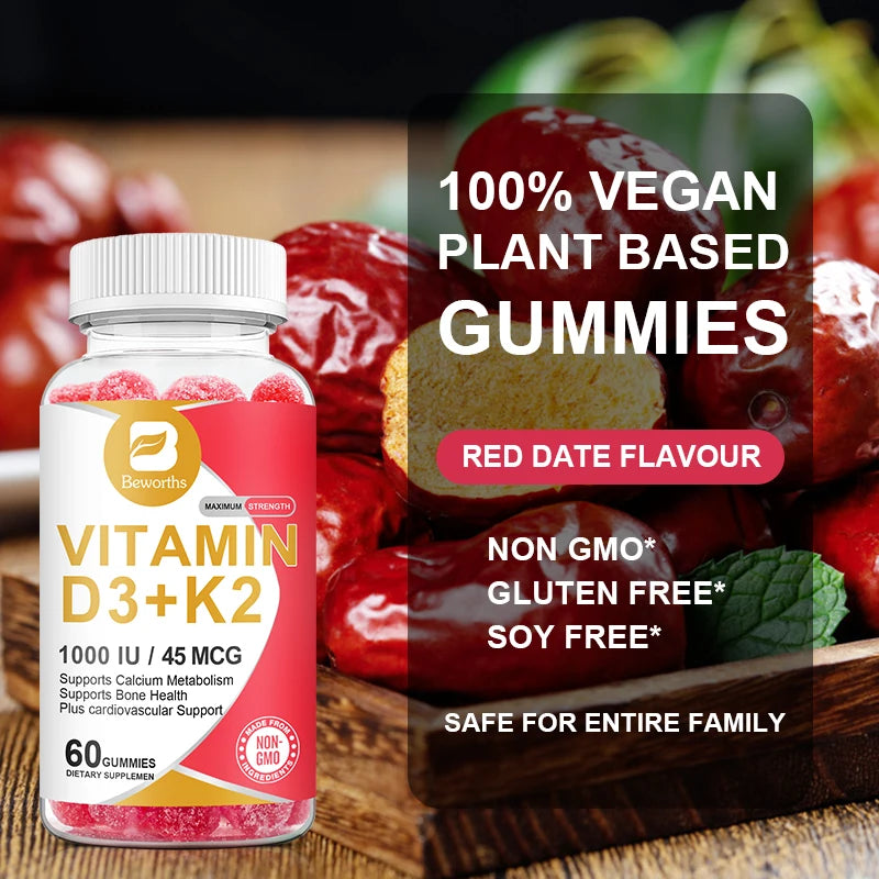Vitamin D3+K2 Gummies 1000 IU