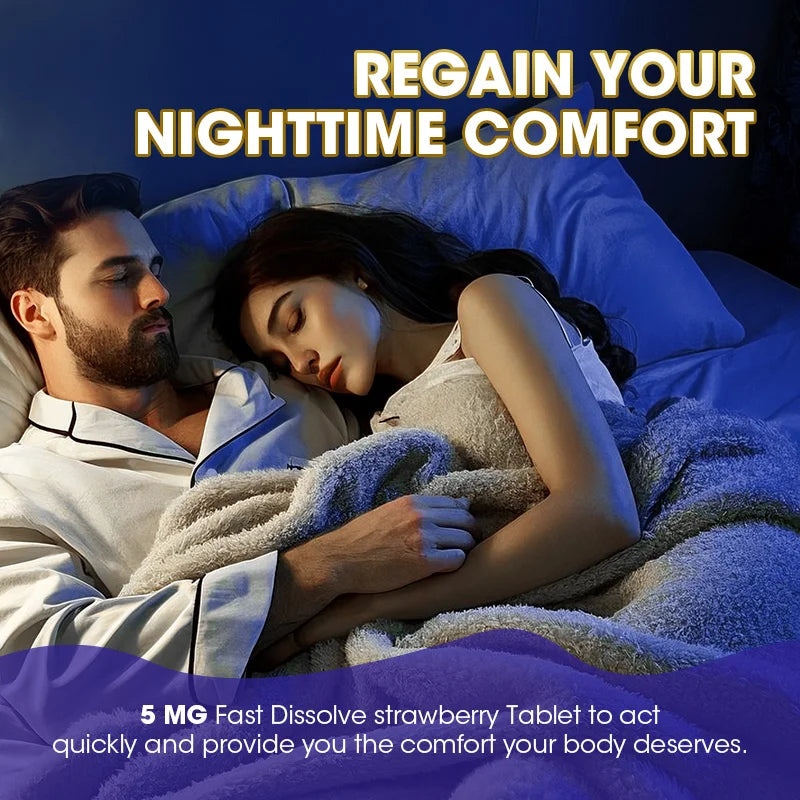 Strawberry-Flavored Melatonin Tablet