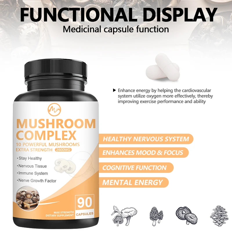 Mushroom Complex Capsule 900mg