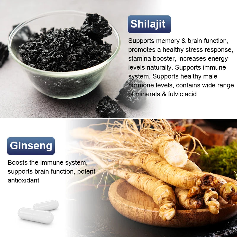 Shilajit & Maca Capsules