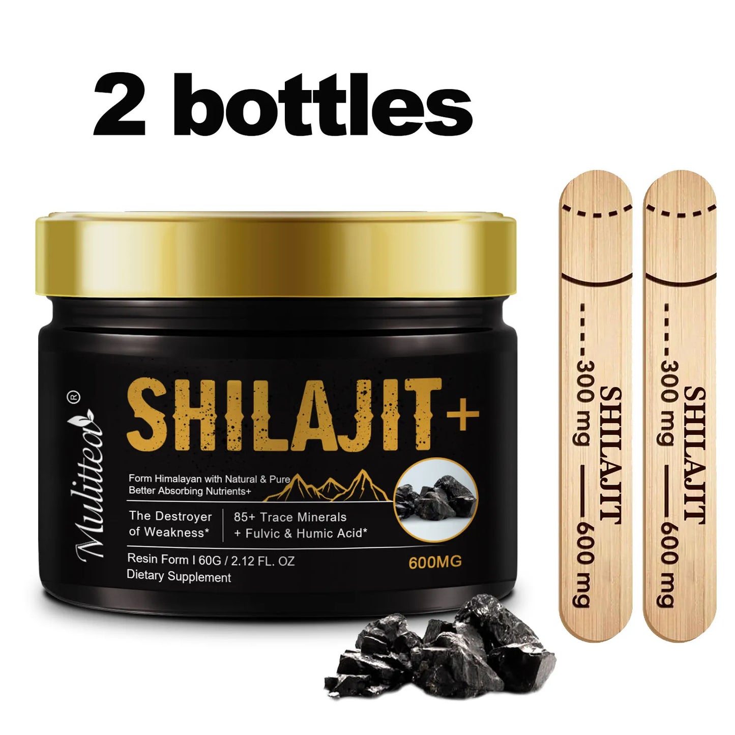 Shilajit with 85 + Trace Minerals & Fulvic Acid