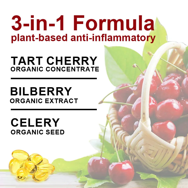 Tart Cherry Extract Capsules with Celery Seed