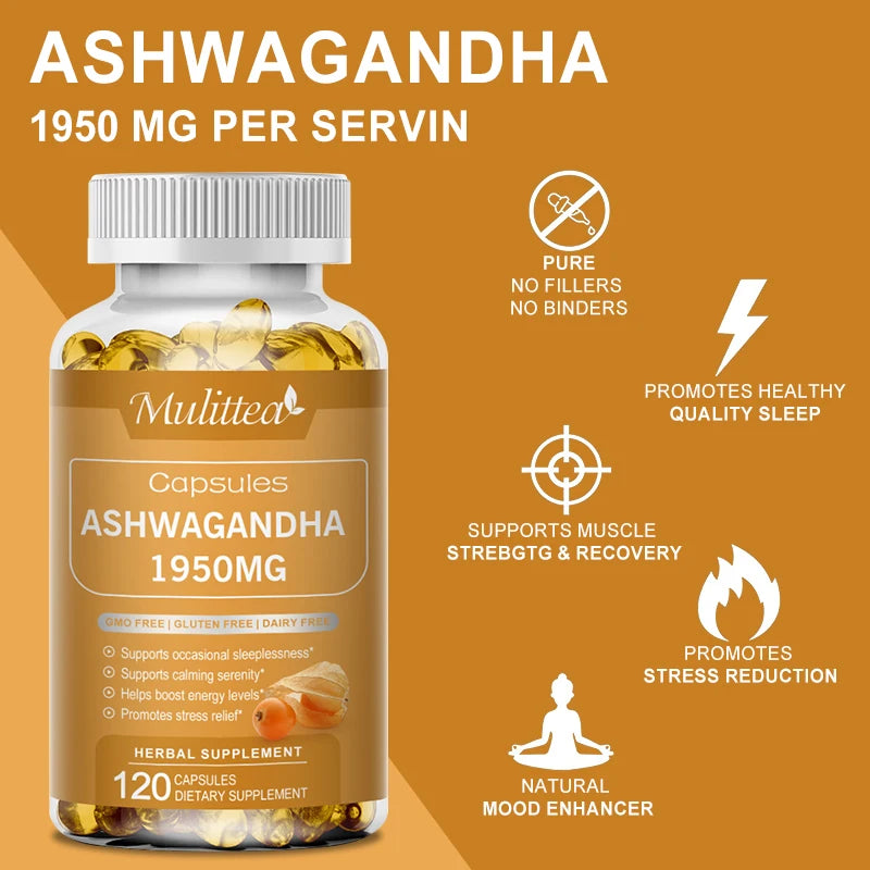 Ashwagandha Capsules 1950mg