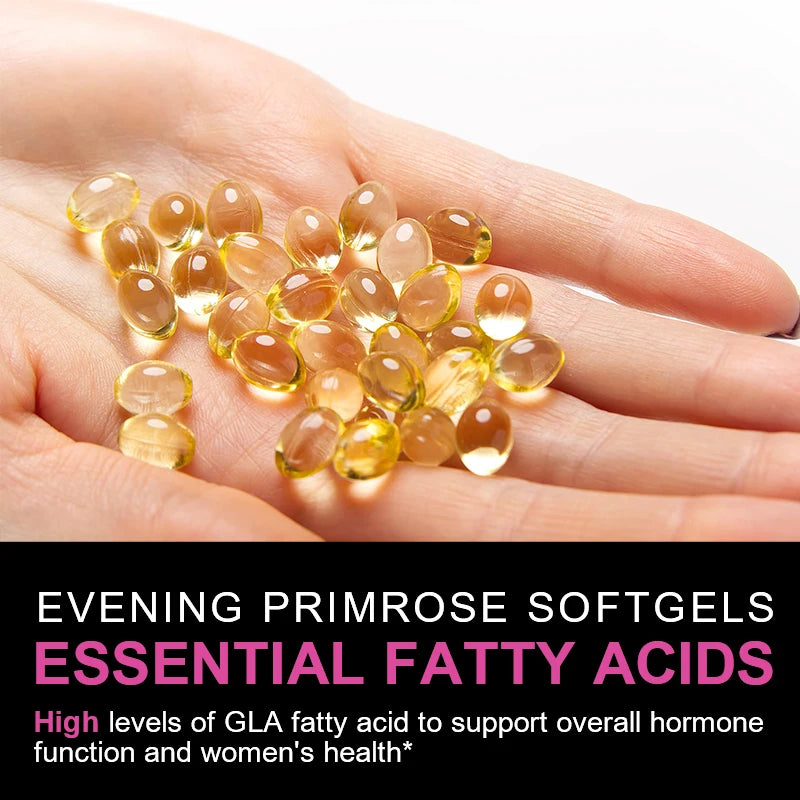Evening Primrose Oil Supplement Capsules