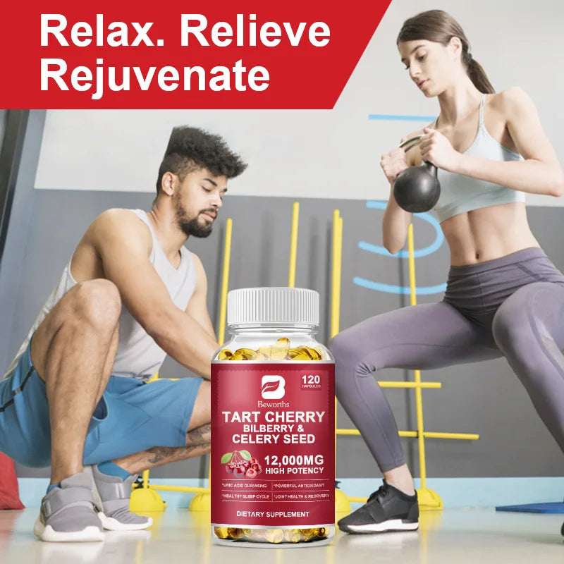 Tart Cherry Extract Capsules with Celery Seed