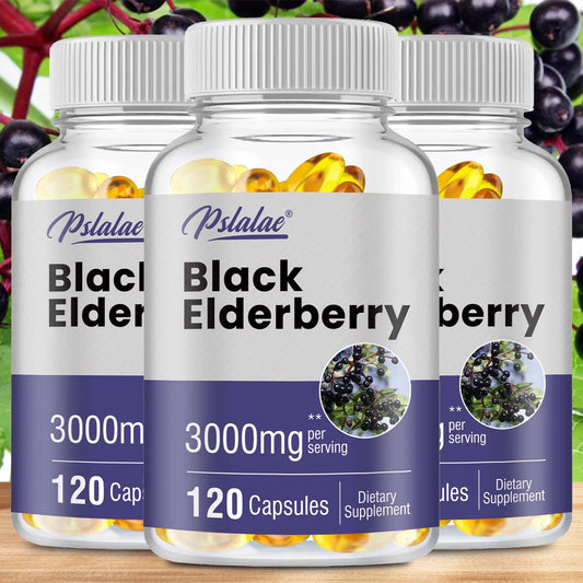Black Elderberry Capsules 3000mg -