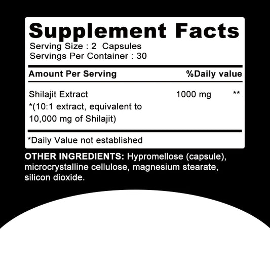 Shilajit Capsules 10000mg