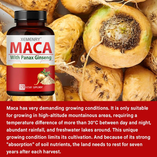 Maca with Panax Ginseng Capsules