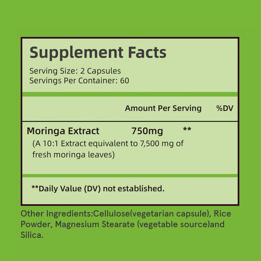 Moringa Leaf Capsules