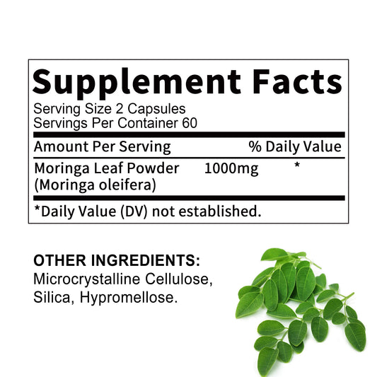 Moringa Capsules 1000mg