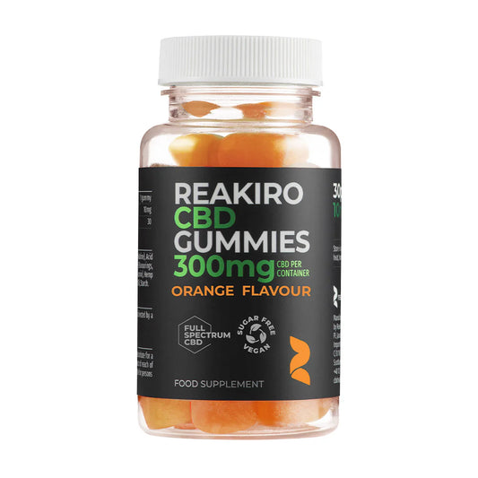 CBD Vegan Gummies 300mg – 30pcs | Orange Flavor