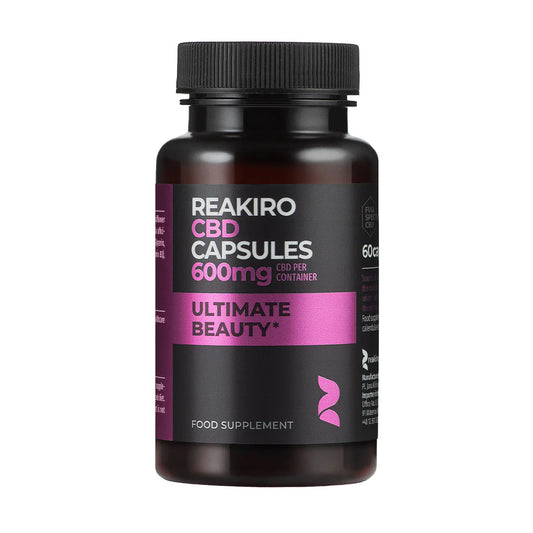 Ultimate Beauty CBD Capsules 600mg – Glow-Enhancing Formula with Vitamins B3 & C