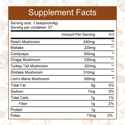 Mushroom Coffee Powder