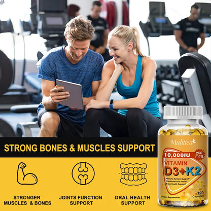 Vitamin D3 + K2 & Calcium Magnesium Capsules