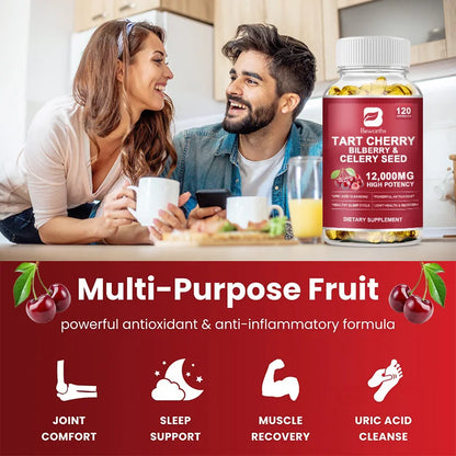 Tart Cherry Extract Capsules with Celery Seed