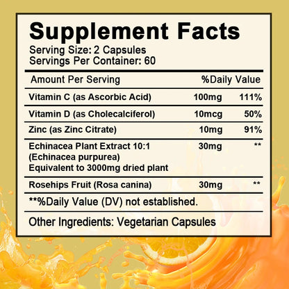 Vitamin C with Zinc Capsules
