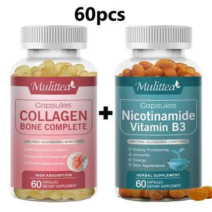Niacinamide + Vitamin B3 & Collagen Capsules