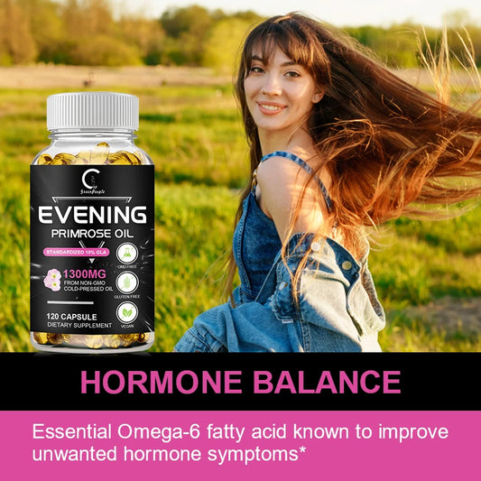 Evening Primrose Oil Supplement Capsules