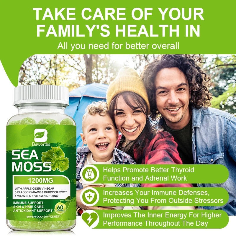 Sea Moss Gummies with Bladderwrack