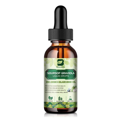 Soursop Graviola Extract with Sea Moss Liquid Drops
