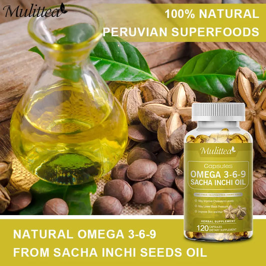 Omega 3 Capsules   Sacha Inchi Oil